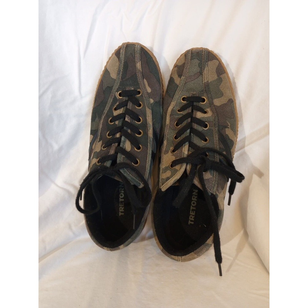 Tretorn Mens MNTYLite 26Plus Leather/Suede Casual Lace-Up Sneaker Shoes 8